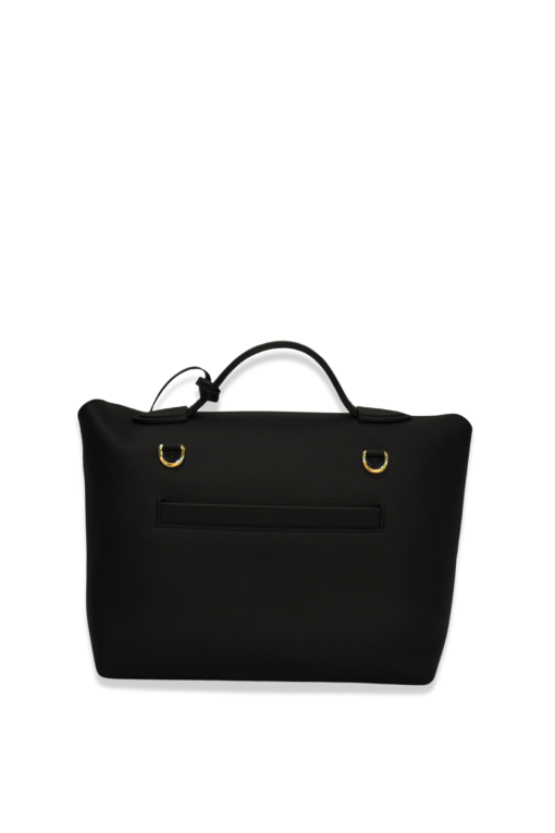 Black Leather Bag - MAPI DERI
