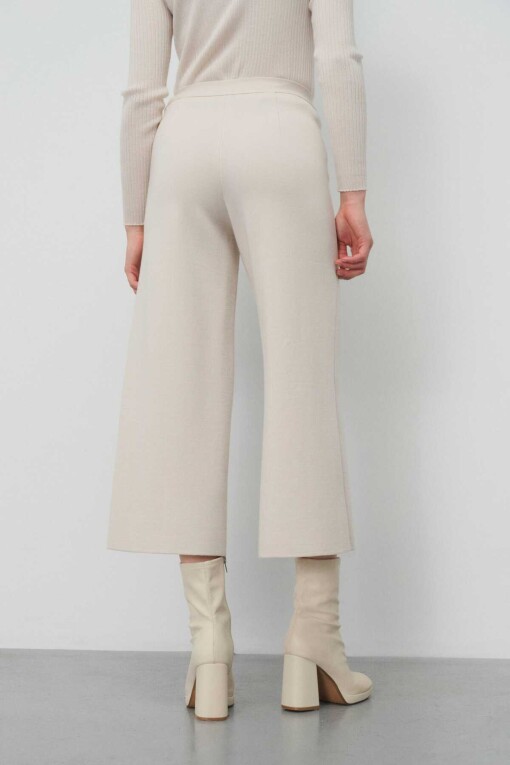 Stone Cropped Women's Pants - Triko Mısırlı